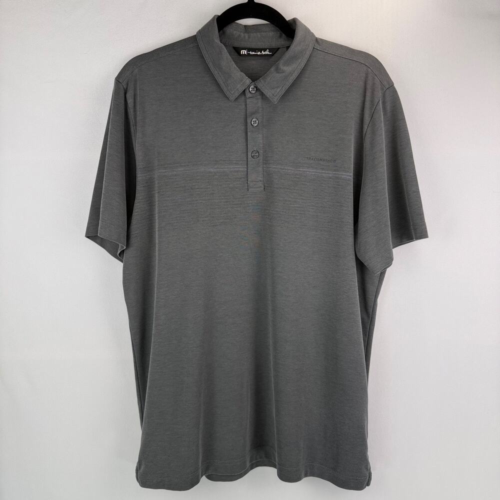 Travis Mathew Short Sleeve Polo Shirt Size L